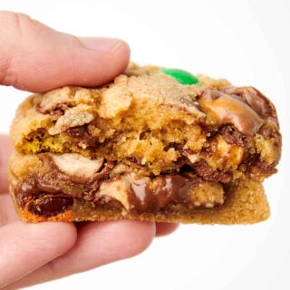 the inside of candy cookies