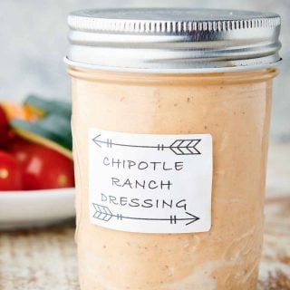 jar of chipotle ranch dressing