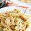 This easy shrimp alfredo is an impressive dish that's so easy to make! Penne pasta, shrimp, vegetables, and a creamy alfredo. What's not to love? showmetheyummy.com #pasta #alfredo #shrimp