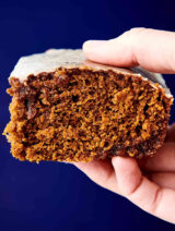 gingerbread with orange icing
