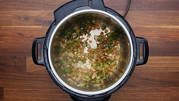 pepper sauteed in instant pot