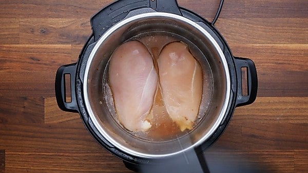 chicken breast and broth in instant pot